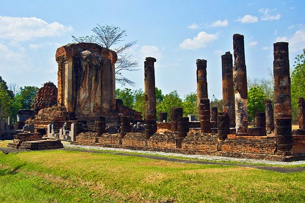المعابد القديمة في مملكة سيكوثاني فى تايلاند |  المعابد القديمة بمملكه سيكوثانى القديمة