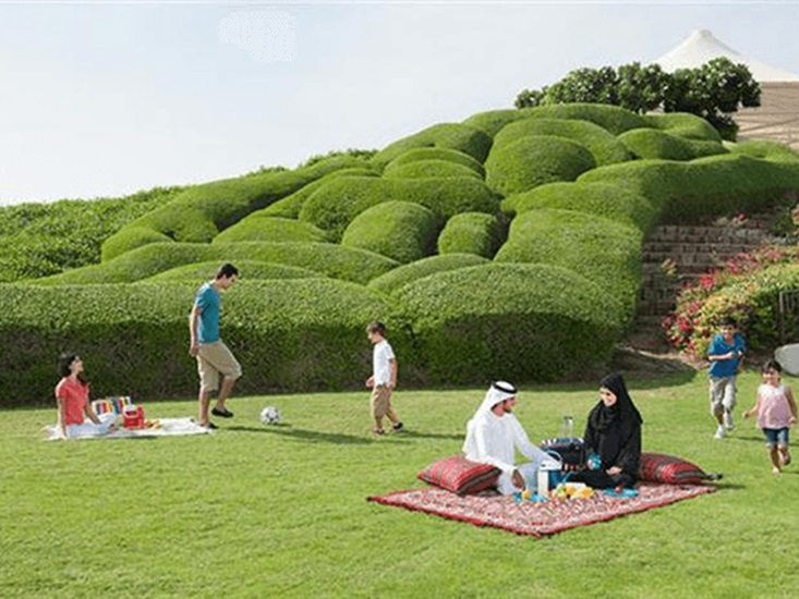 حديقة الخالدية في ابوظبي الامارات