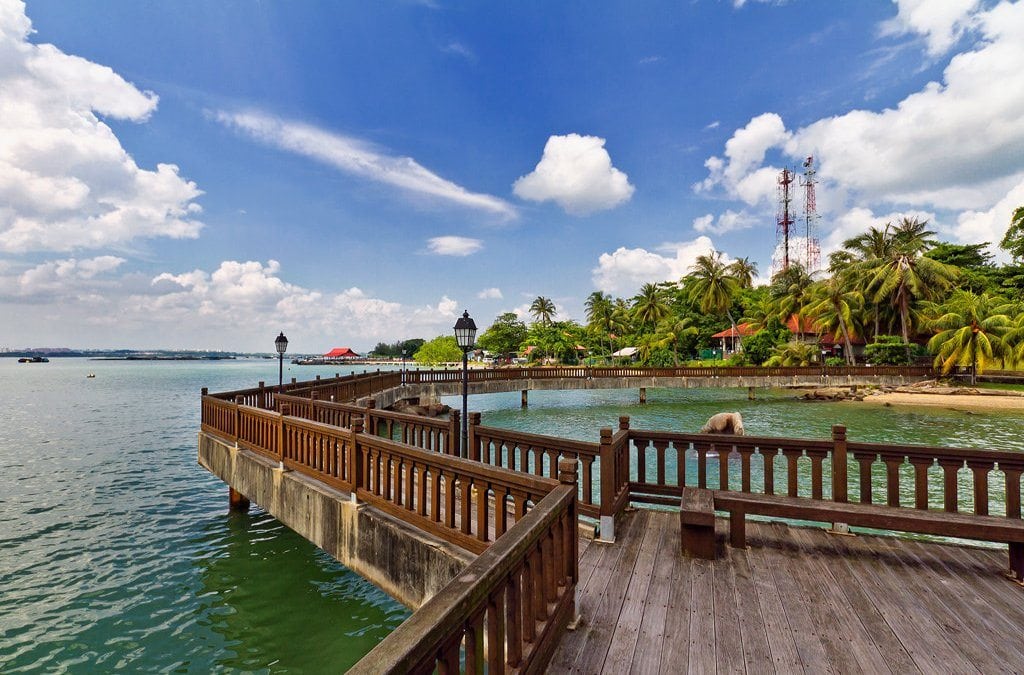 جزيرة بولاو اوبين فى سنغافورة
