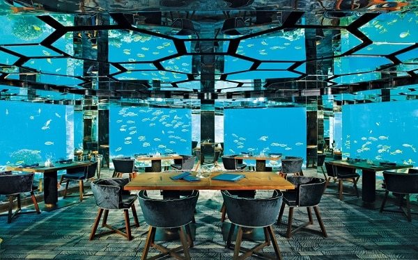أروع المطاعم تحت الماء